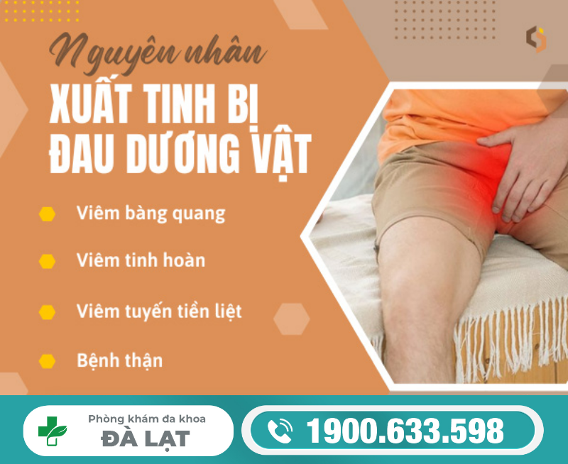 ĐI TIỂU BỊ ĐAU SAU KHI XUẤT TINH: NGUYÊN NHÂN VÀ CÁCH ĐIỀU TRỊ HIỆU QUẢ